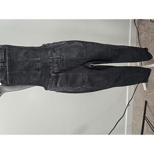Madewell Black Denim Overalls
